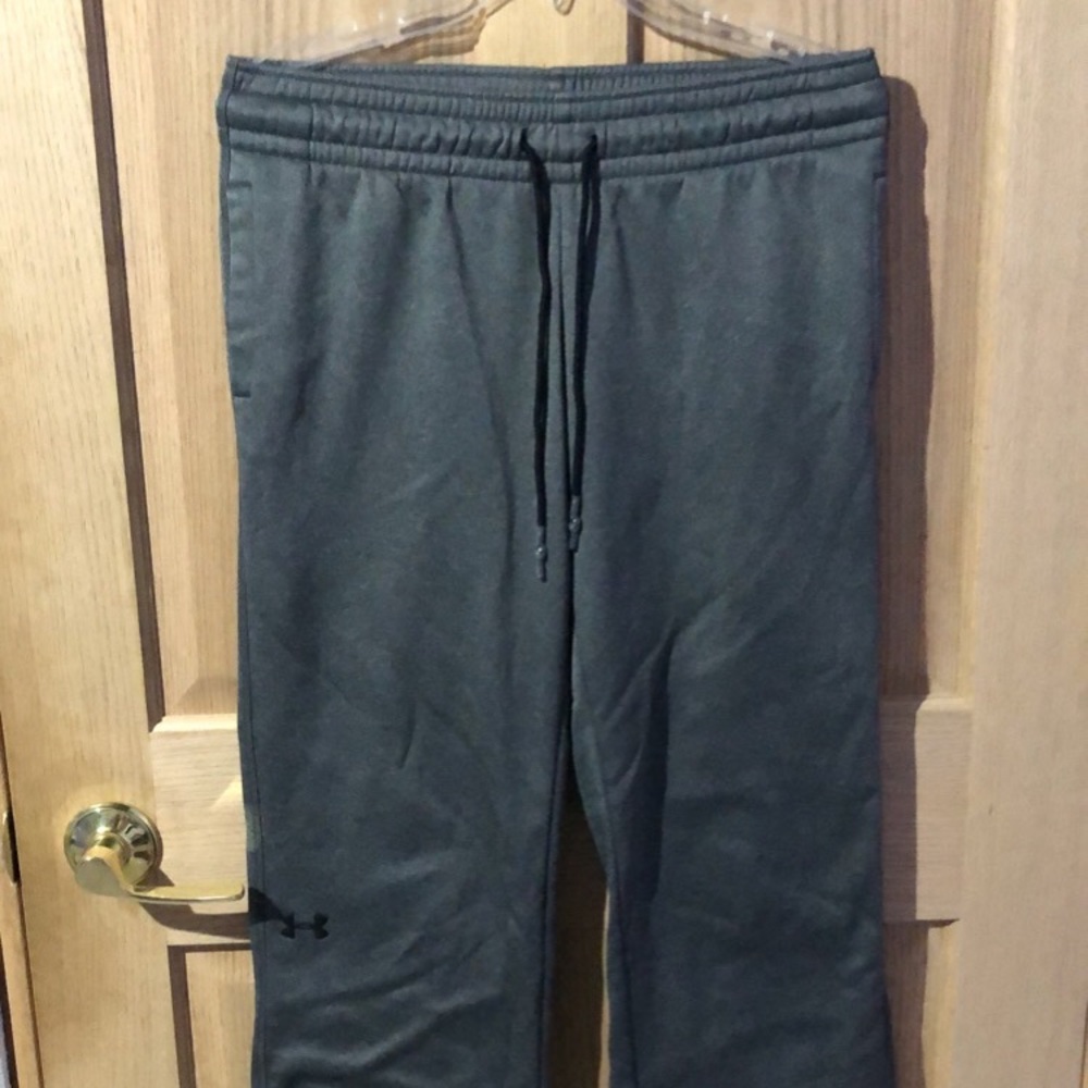 Under Armour Gray Track Pants with Elastic Waistband